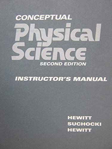 Beispielbild fr Conceptual Physical Science Instructor's Manual zum Verkauf von St Vincent de Paul of Lane County