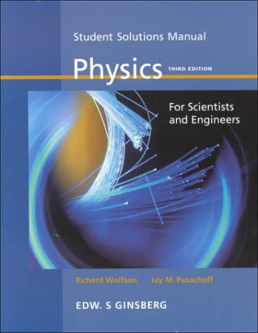 Imagen de archivo de Supplement: Student Solutions Manual - Physics for Scientists and Engineers with Modern Physics (Cha a la venta por ThriftBooks-Dallas