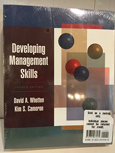 9780321037039: Developing Management Skills