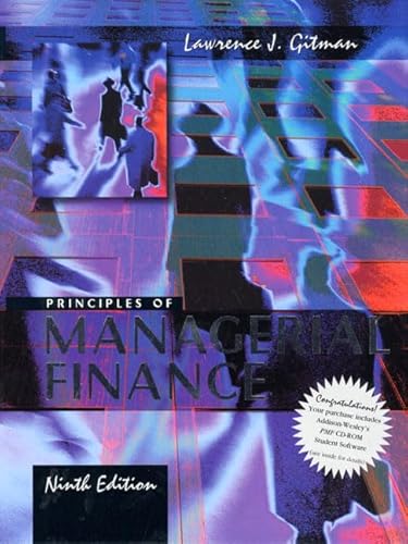 Stock image for Principles of Managerial Finance for sale by Better World Books: West