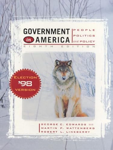 Government in America: Election Edition (9780321044860) by George C. Edwards III