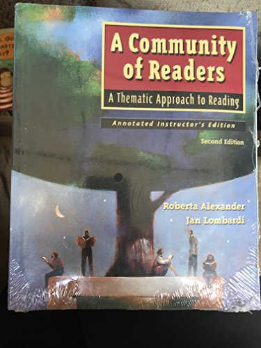 Imagen de archivo de A Community of Readers : A Thematic Approach to Reading a la venta por Better World Books
