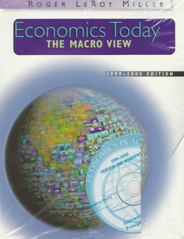 Stock image for Economics Today The Macro View 1999 2000 E (Hb 1998) for sale by Basi6 International