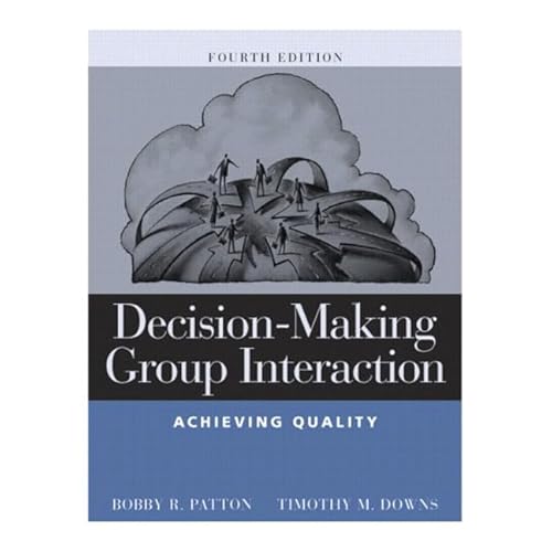 Stock image for Decision-Making Group Interaction: Achieving Quality for sale by Phatpocket Limited