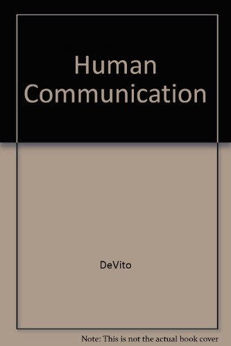 Human Communication (9780321049230) by DeVito