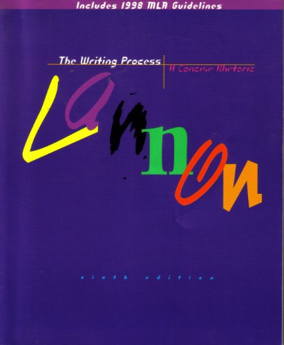 9780321049643: The Writing Process: A Concise Rhetoric/With Mla Update