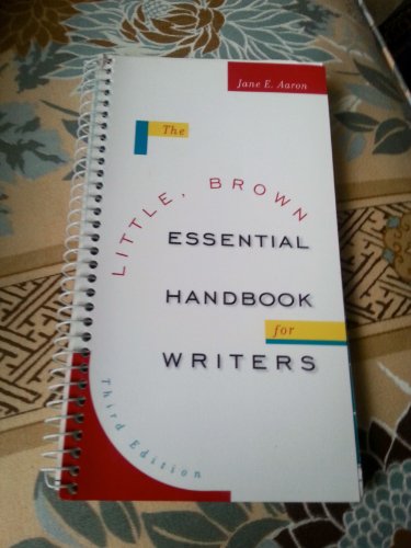 Imagen de archivo de The Little, Brown Essential Handbook for Writers a la venta por Top Notch Books