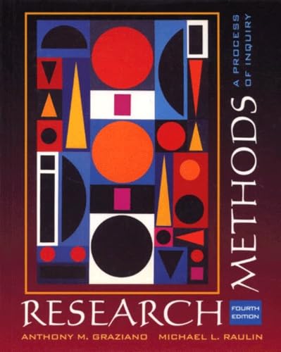 Beispielbild fr Research Methods: A Process of Inquiry (4th Edition) zum Verkauf von Wonder Book