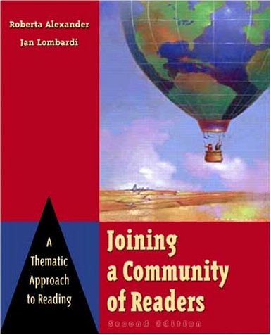 Beispielbild fr Joining a Community of Readers: A Thematic Approach to Reading (2nd Edition) zum Verkauf von Wonder Book