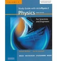 Beispielbild fr Study Guide with Activphysics 2: Physics with Modern Physics for Scientists and Engineers, Vol. 2 zum Verkauf von PAPER CAVALIER US