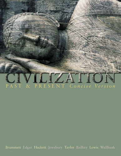 Stock image for Civilization Past and Present, Single Volume Edition: Concise Version for sale by HPB-Red