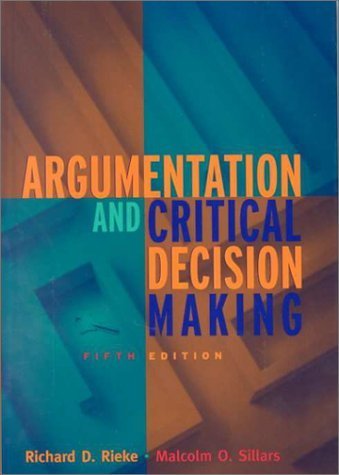 Beispielbild fr Argumentation and Critical Decision Making zum Verkauf von Better World Books