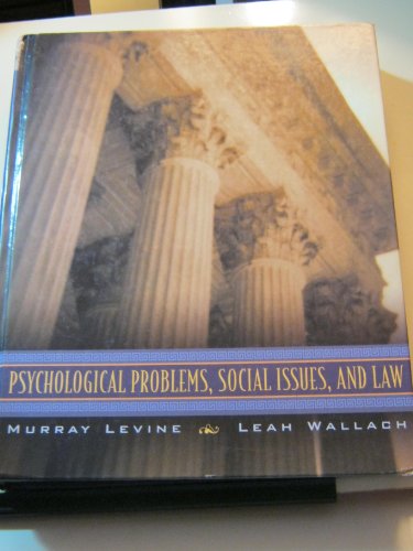 Stock image for Psychogical Problems, Social Issues and Law for sale by HPB-Red