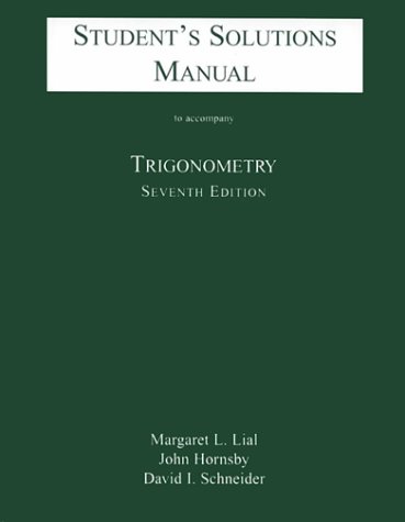 9780321057600: Trigonometry