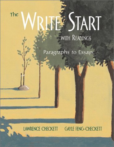 Imagen de archivo de The Write Start with Readings : Paragraphs to Essays a la venta por Better World Books: West