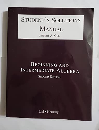 Immagine dell'editore per Beginning Intermediate Algebra Comb Ssm venduto da ThriftBooks-Atlanta