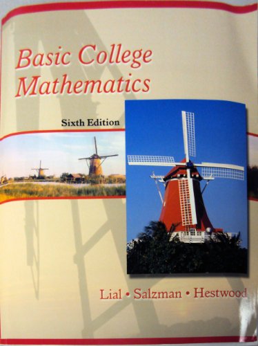 Stock image for Basic College Mathematics (6th Edition) for sale by HPB-Red