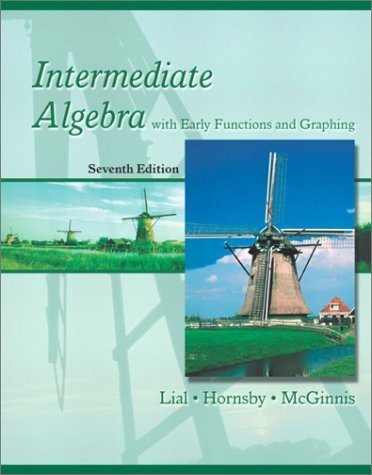 9780321064592: Intermediate Algebra with Early Functions and Graphing (7th Edition)