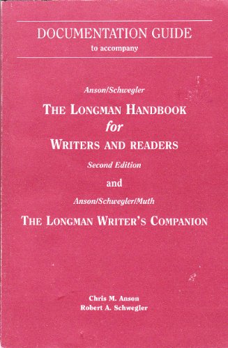 Beispielbild fr Longman Handbook for Writers and Readers zum Verkauf von Better World Books