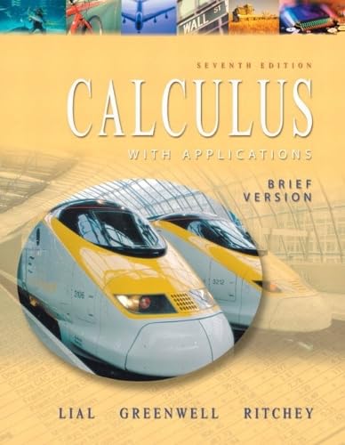 Beispielbild fr Calculus With Applications: Brief Version zum Verkauf von ThriftBooks-Dallas