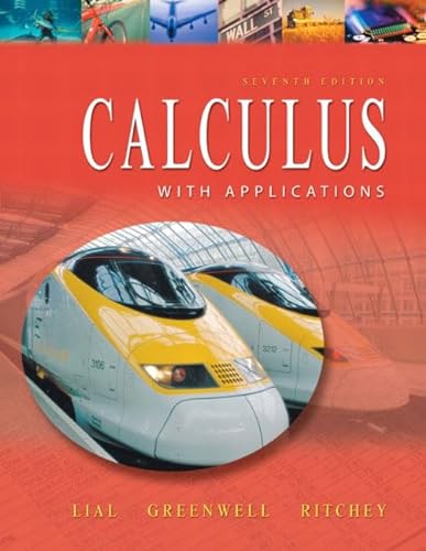 9780321067135: Calculus With Applications