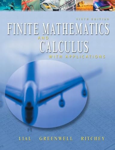 Imagen de archivo de Finite Mathematics and Calculus with Applications a la venta por ThriftBooks-Atlanta