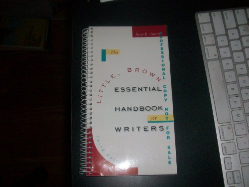 Stock image for The Little, Brown Essential Handbook for Writers for sale by BookHolders