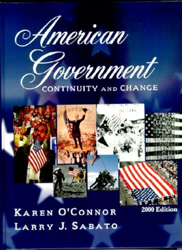 Imagen de archivo de American Government: Continuity and Change, 2000 Edition, Hardcover a la venta por HPB-Red