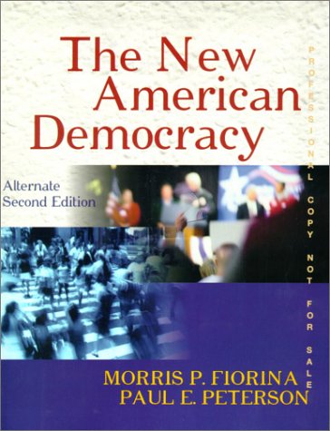 Imagen de archivo de The New American Democracy a la venta por BookHolders