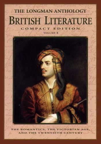 9780321076731: The Longman Compact Anthology of British Literature, Volume B