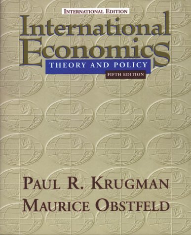 Beispielbild fr International Economics: Theory and Policy zum Verkauf von Ammareal