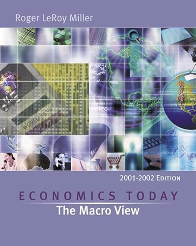 Economics Today: The Macro View (Addison-Wesley Series in Economics) (9780321078179) by Miller, Roger LeRoy