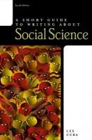 Beispielbild fr A Short Guide to Writing about Social Science (4th Edition) zum Verkauf von BooksRun