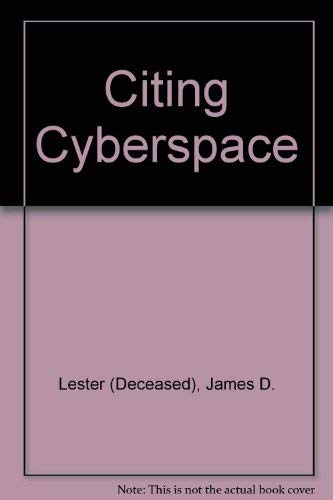 Imagen de archivo de Citing Cyberspace a la venta por The Yard Sale Store