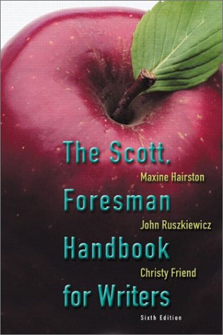 Stock image for The Scott, Foresman Handbook for Writers (6th Edition) for sale by Redux Books