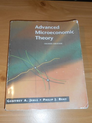 9780321079169: Advanced Microeconomic Theory: United States Edition (The Addison-Wesley Series in Economics)