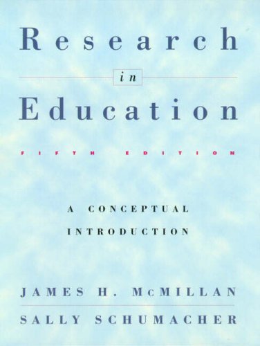 9780321080875: Research in Education: A Conceptual Introduction: United States Edition