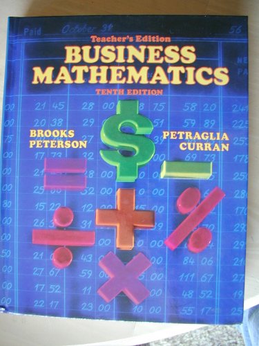 Beispielbild fr Mathematics For Business zum Verkauf von vladimir belskiy