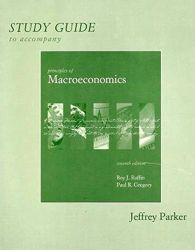 Imagen de archivo de Study Guide, Macroeconomics for Principles of Economics a la venta por HPB-Red