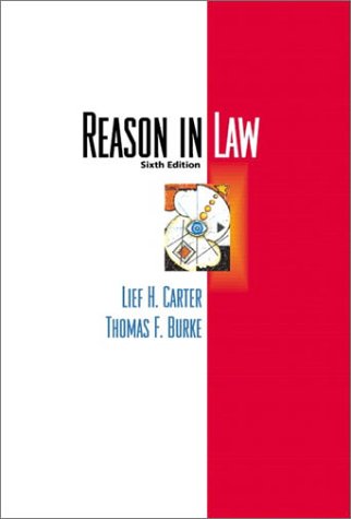 Imagen de archivo de Reason in Law a la venta por Better World Books