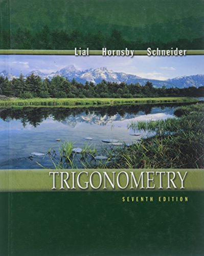 Beispielbild fr Trigonometry zum Verkauf von Allied Book Company Inc.