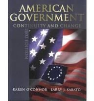 American Government 2002: Continuity and Change (9780321086709) by Karen O'Connor