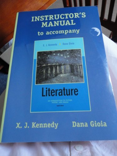 9780321087690: Instructor's manual to accompany Literature, an introduction to fiction, poetry, and drama