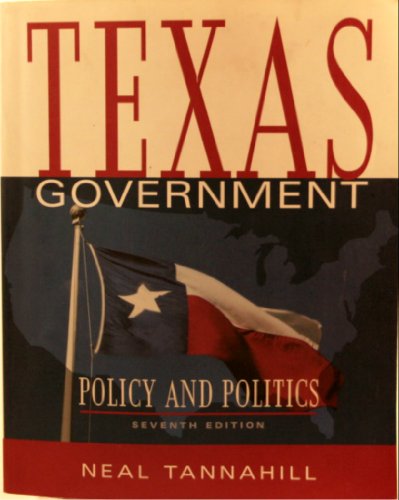 9780321089762: Texas Government: Policy & Politics