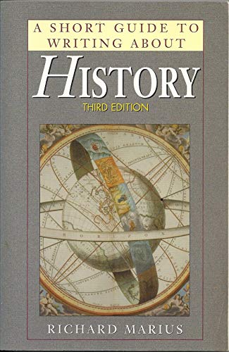 Imagen de archivo de A Short Guide to Writing about History a la venta por Nelsons Books