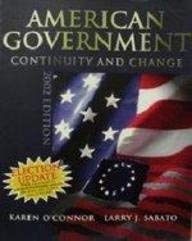 Stock image for American Government 2002: Continuity and Change for sale by medimops