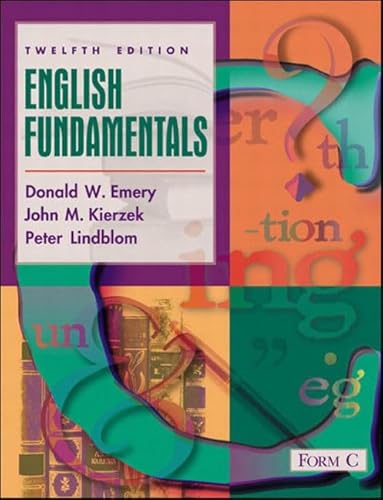 Beispielbild fr English Fundamentals, Form C zum Verkauf von ThriftBooks-Dallas