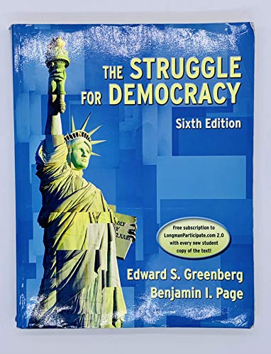 Beispielbild fr The Struggle for Democracy zum Verkauf von Better World Books