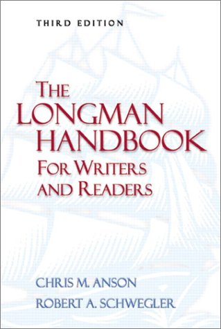 Stock image for The Longman Handbook for Writers and Readers for sale by Better World Books: West