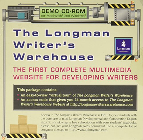 Stock image for The Longman Writer's Warehouse-The First Complete Multi Media Website for Developing Writers for sale by a2zbooks